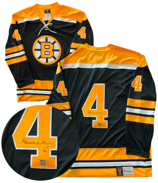 Bobby Orr Boston Bruins The Goal Black & White 16x20 Hockey Collector Frame