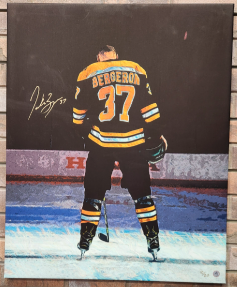 Patrice Bergeron Signed / Autographed Lake Tahoe 8x10 Frame